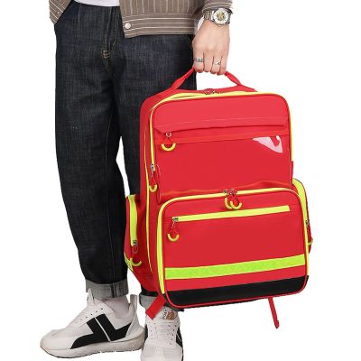 XJZHANG Empty First Aid Kit Bag Pack Survival Kits Organizer Medications Sack Nursing Backpack, for Camping Travel Car Cycling