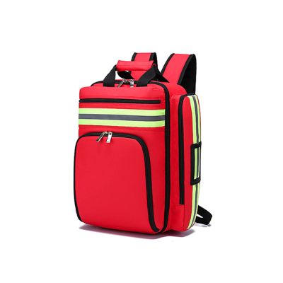 XJZHANG Portable Empty First Aid Kit Bag, Emergency Responder Trauma Rucksack, Emergency Backpack for Flood Prevention and Emergency Medical Supplies Storage Case