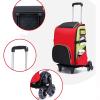XJZHANG First Aid Kit Trolley Emergency Bag Empty, First Responder Bag,First Aid Backpack for EMT, EMS, Police, Firefighters, Safety Officers Camping, Travel view 4