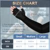 Zuscot Long Copper Compression Arthritis Gloves for Women & Men, Medical Arm & Hand Compression Gloves, Fingerless Pressuse Gloves, Hand Support Sleeves for Carpal Tunnel, Lymphedema, Hand Pain, Edema view 3