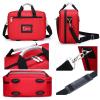 XJZHANG Oblique Span First Aid Kits Responder Bag Empty, Professional Medical Supplies Bag with Anti-scratch Bottom for Home Health Nurse, Community Care, EMT, EMS Camping and Hiking view 3