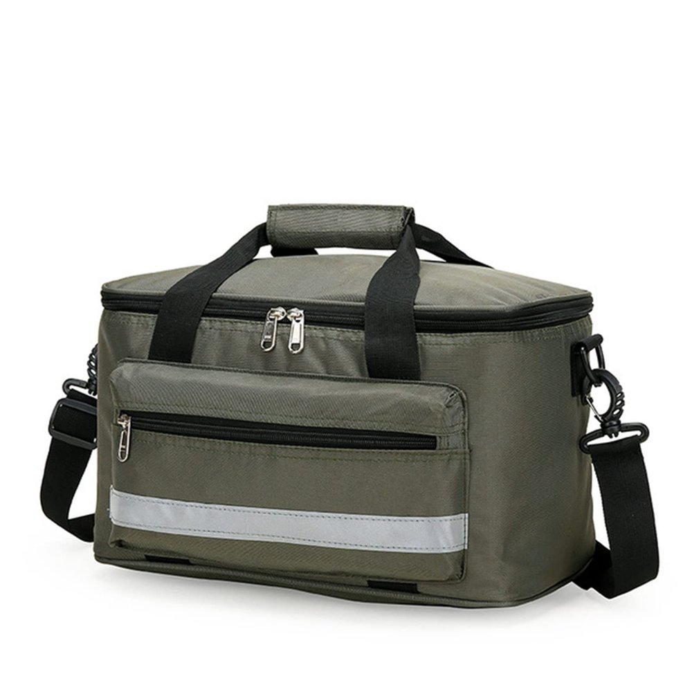 XJZHANG First Aid Responder Bag Empty, Medical Emergency Trauma Bag with Detachable Dividers for EMT, Nurses, Tactical Medics, Home Care,First Aid Storage Bag