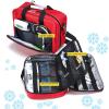 XJZHANG Emergency Shoulder First Aid Bag Empty, Trauma First Aid Kits Storage Bag, First Responder Bag with Handle for Home, Office, and Outdoor Adventures view 3