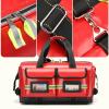 XJZHANG Emergency Medical Assistant Bag Empty, Professional First Responder Bag with Anti-scratch Bottom for First Aid Kit and Nursing Supplies view 3