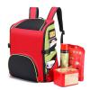 XJZHANG First Aid Bag Empty Emergency Backpack First Responder Trauma Bag Waterproof Multi-Pocket for Traveling, Field Trips, Camping, Hiking, Scout Troop, Childcare view 4