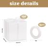 Adecortalk 100 Pcs Mini White Gift Boxes 2x2x2 Inches White Party Favor Boxes Gift Candy Boxes with Ribbons for Birtyhday Wedding Baby Shower Graduation Bridal Shower Halloween Christmas Valentine Gifts view 2