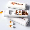 2 pcs Travel Pill Organizers, BOSOIRSOU Daily Pill Box, Day Pill Dispenser, Pill Case, Travel Medicine Organizer, Pill Containers for Vitamins Fish Oils Supplement view 4