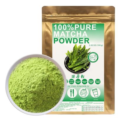 100% Natural Pure Matcha Powder 100g/3.52oz  Matcha For Smoothies, Shakes, Baking & Drinks,| Free from Preservatives
