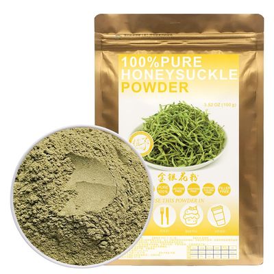 100% Natural Pure Honeysuckle Powder 100g/3.52oz  Honeysuckle Powder For Smoothies, Shakes, Baking & Drinks, Tea | Free from Preservatives