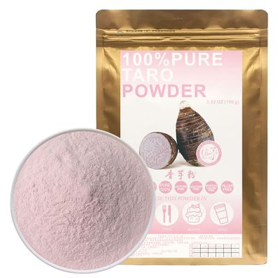 100% Natural Pure Taro powder 100g/3.52oz  Taro Dried Powder for Smoothies, Shakes, Baking & Drinks,| Free from Preservatives, No Added Sugar
