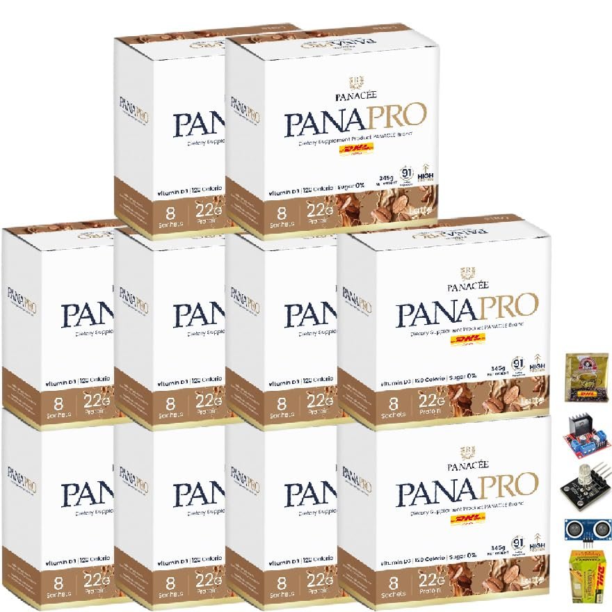 From Germany Snack Healthy Delicious Panacee Panapro Latte Flavor Innovative 8 Sachets/Box 320g Set 10 No0887894459 By Beautygoodshop [Get Free For You Beauty Gifts]