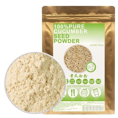 100% Natural Pure Cucumber Seed Powder 100g/3.52oz  Cucumber Seed kernels for Smoothies, Shakes, Baking & Drinks,Tea | Free from Preservatives
