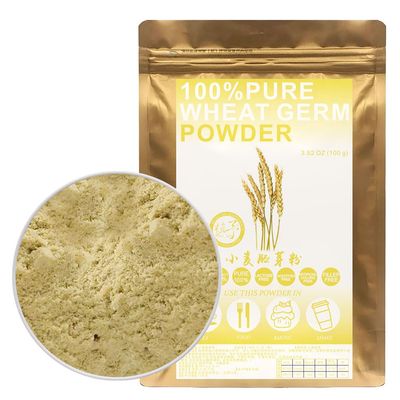100% Natural Pure Wheat Germ Meal Powder 100g/3.52oz  For Cooking Baking Recipes & Drinks,| Free from Preservatives, No Added Sugar