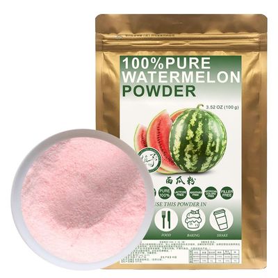 100% Natural Pure Watermelon Powder 100g/3.52oz  Watermelon Fruit Dried Powder for Smoothies, Shakes, Baking & Drinks,| Free from Preservatives, No Added Sugar