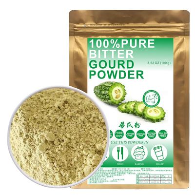 100% Natural Pure Balsam Pear Powder 100g/3.52oz Bitter Melon Powder for Smoothies, Shakes, Baking & Drinks, Tea | Free from Preservatives
