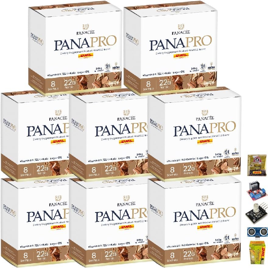 Panacee Panapro Latte Flavor Innovative From Germany Snack Healthy Delicious 8 Sachets/Box 320g Set 8 No0939789289 By Beautygoodshop [Get Free For You Beauty Gifts]