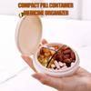 2Pack Small Travel Pill Organizer,4 Compartments Portable Pill Case,Compact Pill Container Medicine Vitamin Fish Oil Organizer,Waterproof Pill Container for Pocket Purse view 4