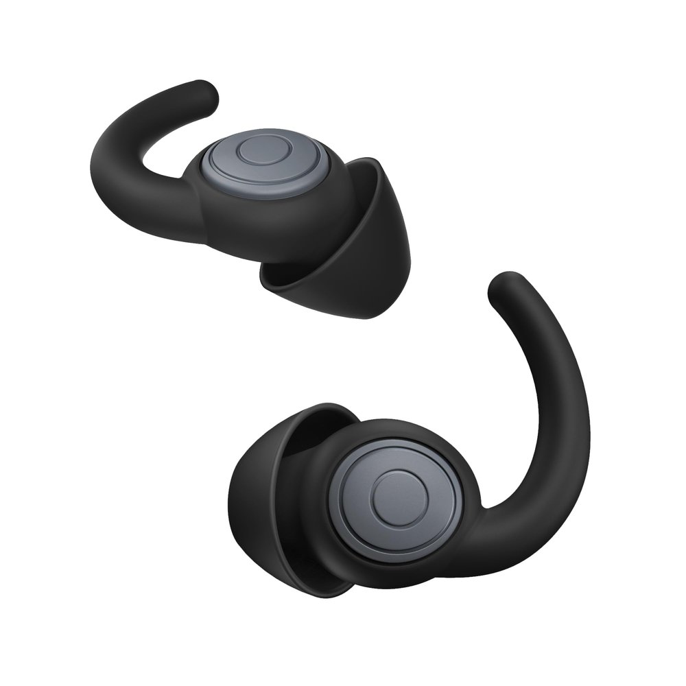 Ear Plugs for Sleeping, Noise Reduction Reusable Earplugs for Sleep, Hearing Protection Soft Comfy Silicone Ear Plugs for Concerts, Focus, Travel, Work, 33dB Noise Cancelling (BLACKGREY5)