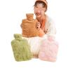 Hot Water Bag Hot Water Bottle Hot Water Bag, Warm Water Bag, Water Injection 850ml 1800ml with Cloth Cover, Leak Proof, Detachable and Washable Rubber Hot Water Bottle (Color : A, Size : 850ml) view 3