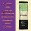 Dried Fruit Bars by Zest Delites, Fruit Leather Snacks, Healthy Snacks Pack for Adults & Kids, Lavashak, Vegan, Apple-Based Banana Strips, 0.88 oz x 10 view 3