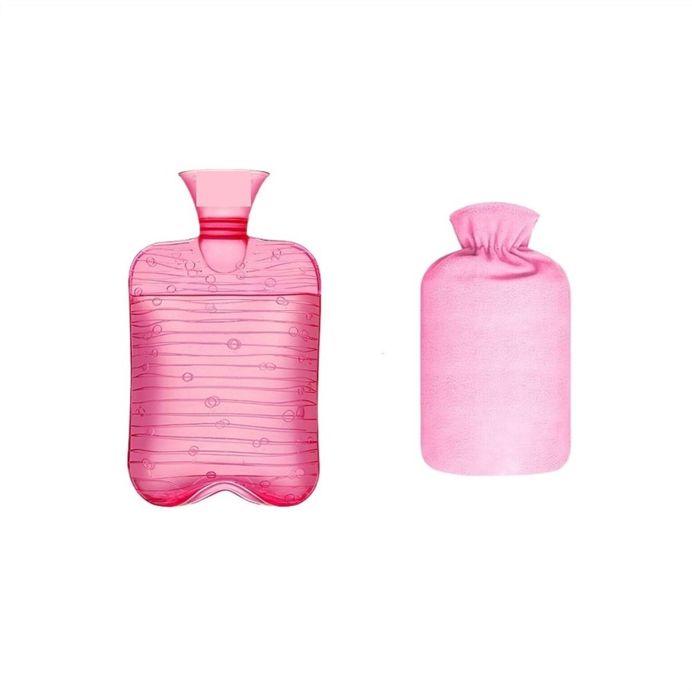 Hot Water Bag Hot Water Bottle Hot Water Bag, Warm Water Bag, Water Injection, Large Warm Hand Bag, Warm Feet, Warm Hands, Thickened Warm Hand Bag Rubber Hot Water Bottle (Color : A-1800ml)