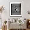 Historic Framed Print, Miss Harriet Rose Sonmer with Sable Son, 4/10/25, 17-7/8" x 21-7/8" view 4