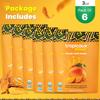 Organic Dried Mango No Sugar Added, 3oz, Pack of 6 (18oz Total) - Tasty and Nutritious Non-GMO Dried Mangoes - No Preservatives or Chemicals - Ideal Snack for Kids & Adults by Tropicaux Reign view 2