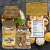 Rani Pani Puri Coins (Uncooked, Microwaveable Wheat Semolina Coins) 32oz (2lbs) 908g w/Pani Puri Masala (14-Spice Blend for Indian Spicy Water) 1.75oz (50g) ~ All Natural | Vegan | NON-GMO | Kosher view 2