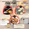 Rani Pani Puri Coins (Uncooked, Microwaveable Wheat Semolina Coins) 32oz (2lbs) 908g w/Pani Puri Masala (14-Spice Blend for Indian Spicy Water) 1.75oz (50g) ~ All Natural | Vegan | NON-GMO | Kosher view 3
