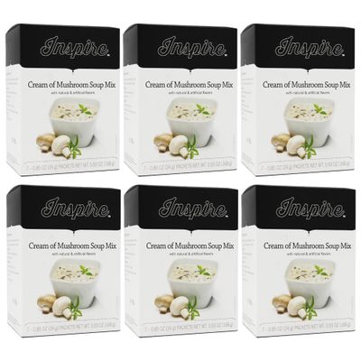 Bariatric Eating Inspire 15g Protein Soup Cream of Mushroom (6-Pack)