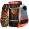 220+ lbs Plantar Fasciitis Insoles - High Arch Support - Pain Relief - Comfort and Stability - Work Boots and Shoes (M) view 1