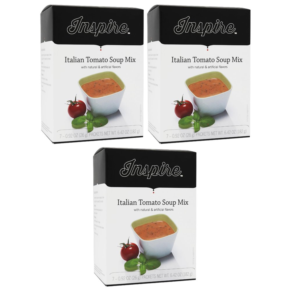 Inspire Protein Soup by Bariatric Eating - Italian Tomato (3-Pack)