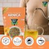 GREEN ROYALTY Te de Arnica 4oz (113gr) Herbal Tea (Arnica Flowers Dried). Stand Up Resealable Bag Crafted By Nature100% All Natural Fresh Tea view 3