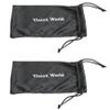 V.W.E. 2 Pairs Square Oversize Women BIFOCAL Outdoor Reading Sunglasses Glasses (1 Pink 1 Purple, 3.00) view 3