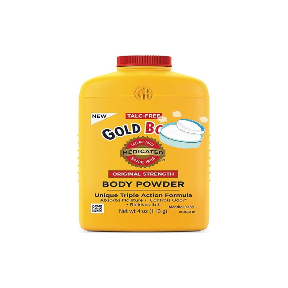 Medicated Powder 4oz (Pack of 2), by Litezout