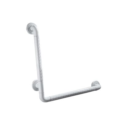 ARrase L-Shaped Shower Grab Bars,Stainless Steel 30-70cm Safety Handrail Support Rod,Toilet Handle,Suitable for Elderly Disabled and Pregnant Women (Color : White, Size : 30cm)