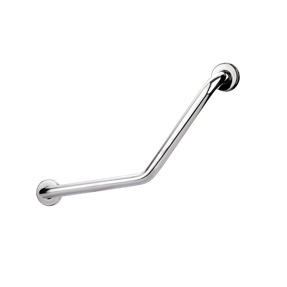 Bathtub and Shower Safety Grab Bars,135 Angled Shower Grab Bars,Stainless Steel Towel Bar,Suitable for The Elderly,Disabled and Pregnant Women (Color : Silver)