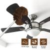 Ceiling Fan Cleaner Duster Reusable Microfiber Ceiling Fan Blade Cleaner Removable Duster with Extension Pole Adjusts 13 to 49.7 Inch for Cleaning Walls Bookshelves Furniture Door Window Top (Brown) view 2