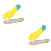 Mobestech 2pcs Flat Foot Insoles for Men Women Breathable Damping Sports Shoe Inserts Ultra Comfortable Can Be Cut Grey- view 1