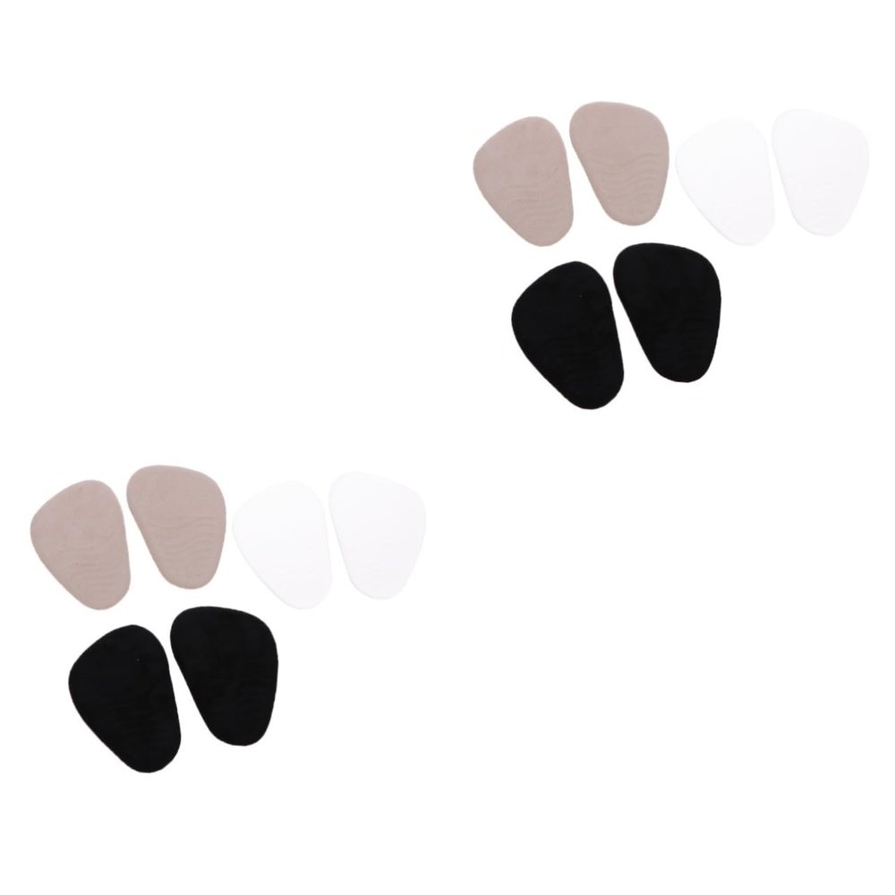 Mobestech 6pairs Half Insoles Comfortable Gel and Lint Inserts for Breathable Forefoot Cushioning Design for Everyday Wear Includes Each Pads