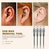 Mobestech 100pcs Spoon Pick Wax Cleaner Earpick Stainless Steel view 3