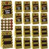 20 Pack Construction Party Goodie Bags with Stickers - Treat Bags for Kids' Construction Theme Birthday Parties view 1