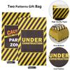 20 Pack Construction Party Goodie Bags with Stickers - Treat Bags for Kids' Construction Theme Birthday Parties view 3