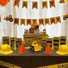 20 Pack Construction Party Goodie Bags with Stickers - Treat Bags for Kids' Construction Theme Birthday Parties view 4