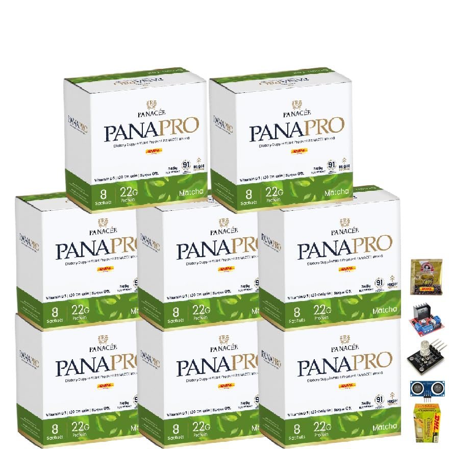 8 Sachets/Box 320g Panacee Panapro Matcha Flavor Innovative Germany Snack Healthy Delicious Set 8 No0887896456 By Beautygoodshop [Get Free For You Beauty Gifts]