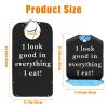 lasuroa Adult Bibs, Funny I Look Good In Everything I Eat Adjustable Large Adult Bibs for Eating Waterproof Washable Reusable Bib Dining Clothing Protectors for Elderly Seniors, Men, Women view 2