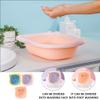 Healifty 3pcs Thickened Portable Washbasin Boy Girl Face Bath Tub and Foot Basin for Easy Use and Travel view 2