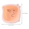 Healifty 3pcs Thickened Portable Washbasin Boy Girl Face Bath Tub and Foot Basin for Easy Use and Travel view 4