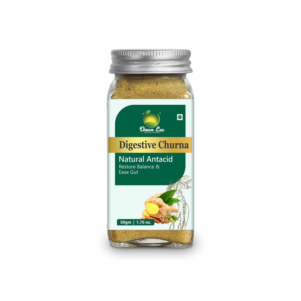 Dawn Lee Digestive Churan- Churna- Promotes Healthy Digestion- Reduces Acidity- Helps in Nutrient Absorption- Supports Boqel Regularity- Indian Traditional Natural Digestive Churan Powder- 50 Gram