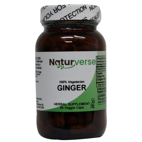 Naturverse Ginger Powder Capsules,90 VegCaps